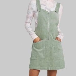 Mint Green Overall Dress